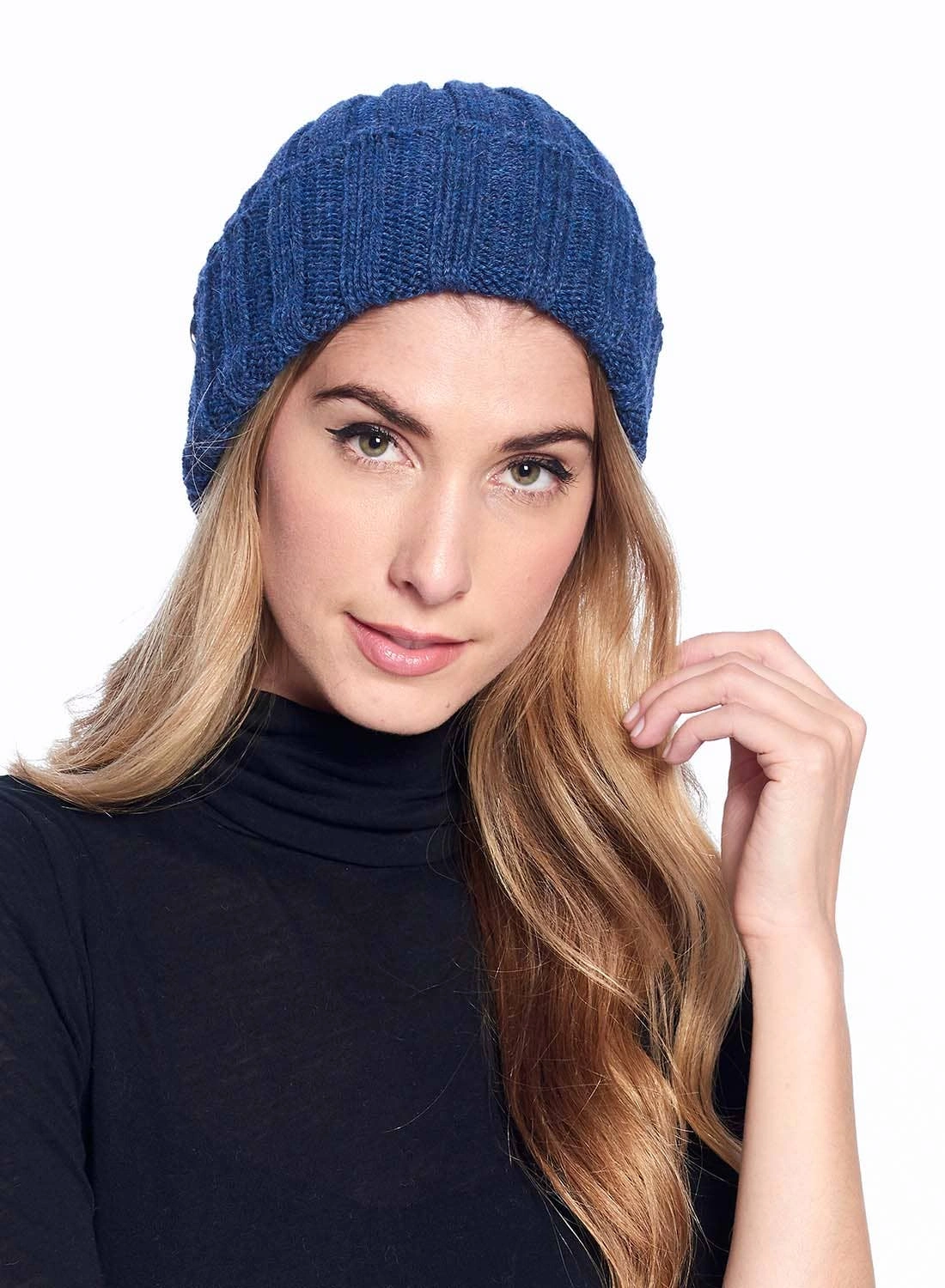 Blue Alpaca Beats: Accordion Vibes Beanie - Snag This Cozy Gem!