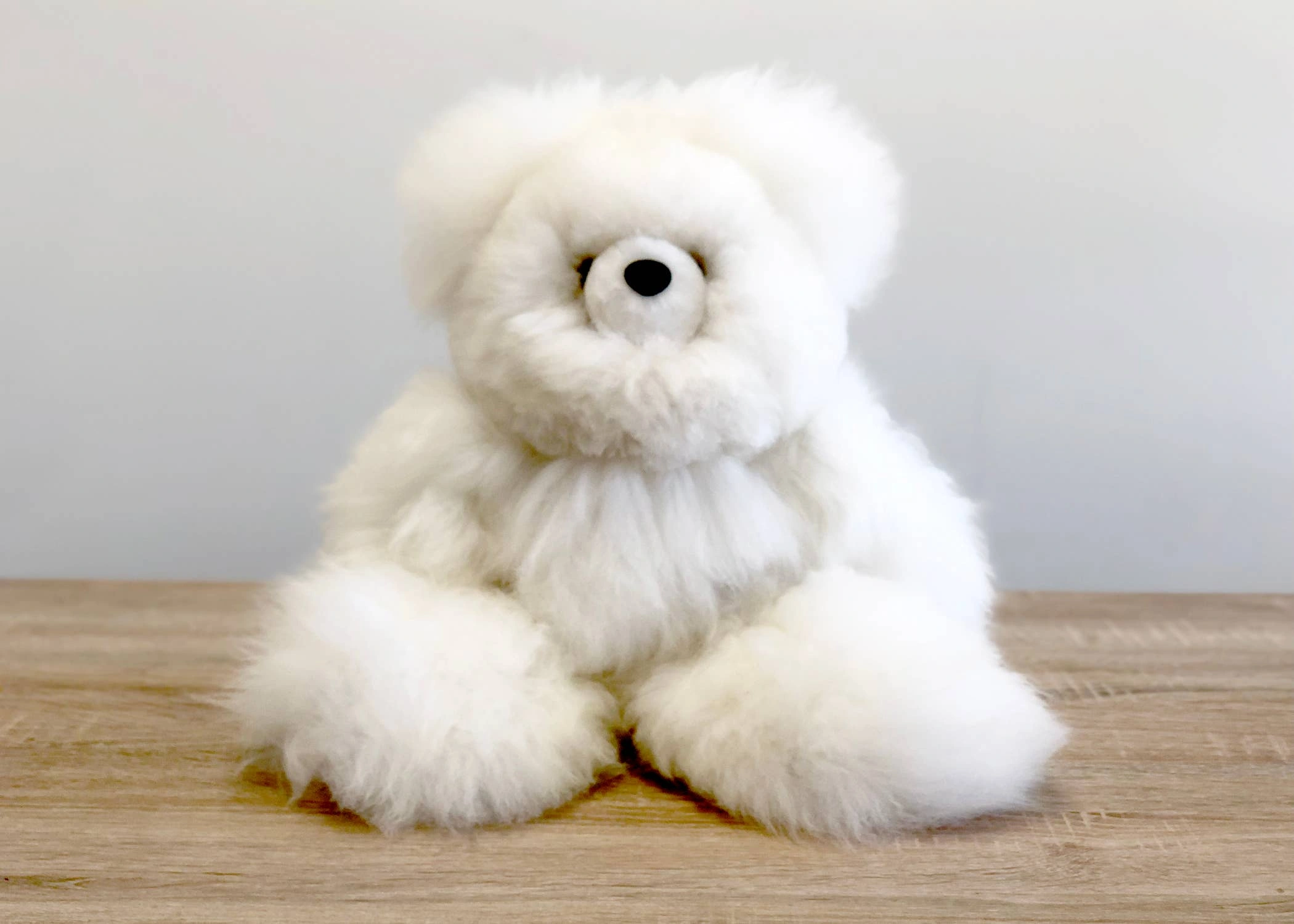Cozy Cloud Bear: 21" Ultra-Soft Alpaca Plushie - Perfect Gift!